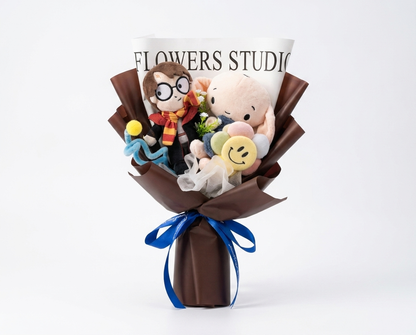 Ramo de Flores con Peluches